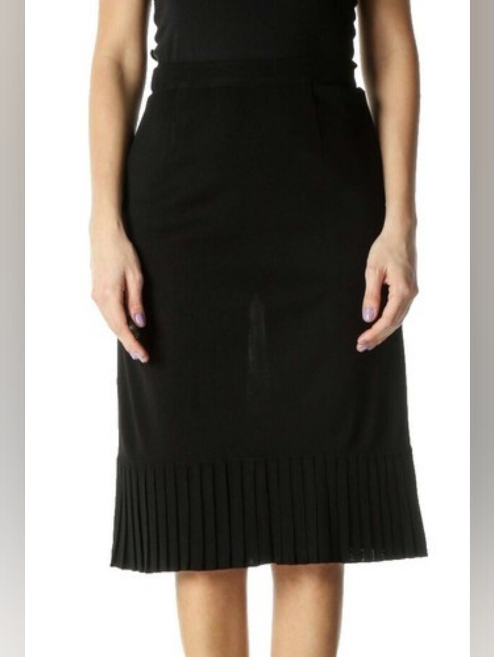 Misook Career Black Skirt